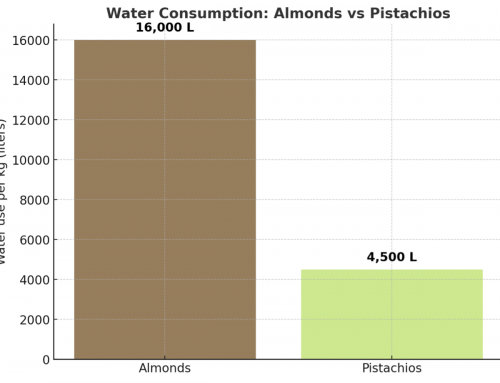Nuts & their water use: How pistachios compare